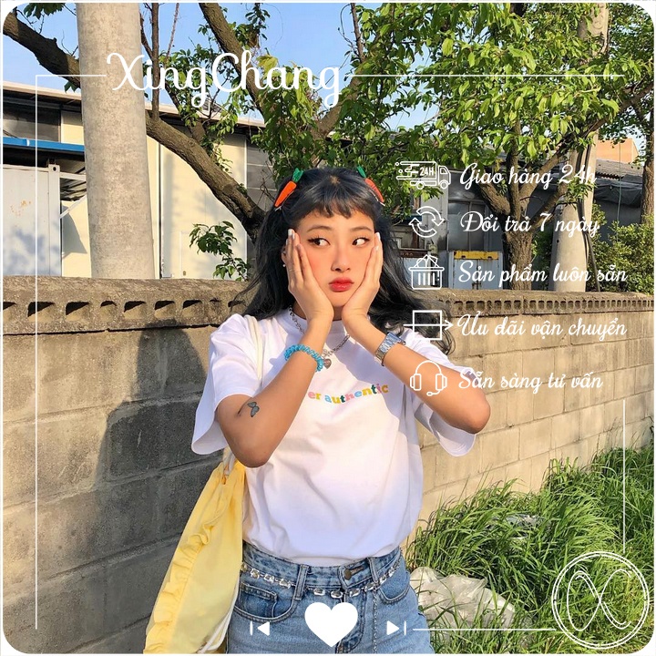 Áo thun form rộng nữ, Áo thun tay lỡ cute chất đẹp in Ncover mã TL86.1