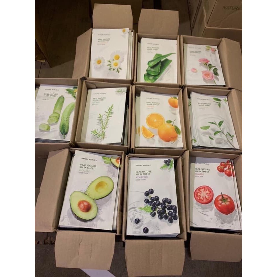 Mặt nạ giấy Nature Republic Real Nature Mask Sheet
