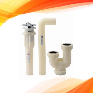 Bộ xi phông loại xả lật chậu rửa mặt lavabo inox 304 9046