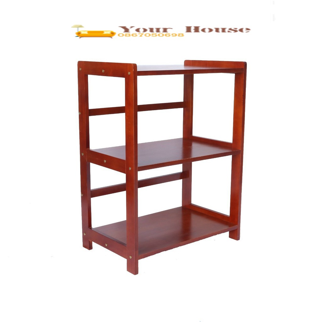 Kệ Lò Vi Sóng, Kệ Nồi Cơm Điện 2 Tầng YOUR HOUSE Gỗ Tự Nhiên Siêu Chắc Chắn