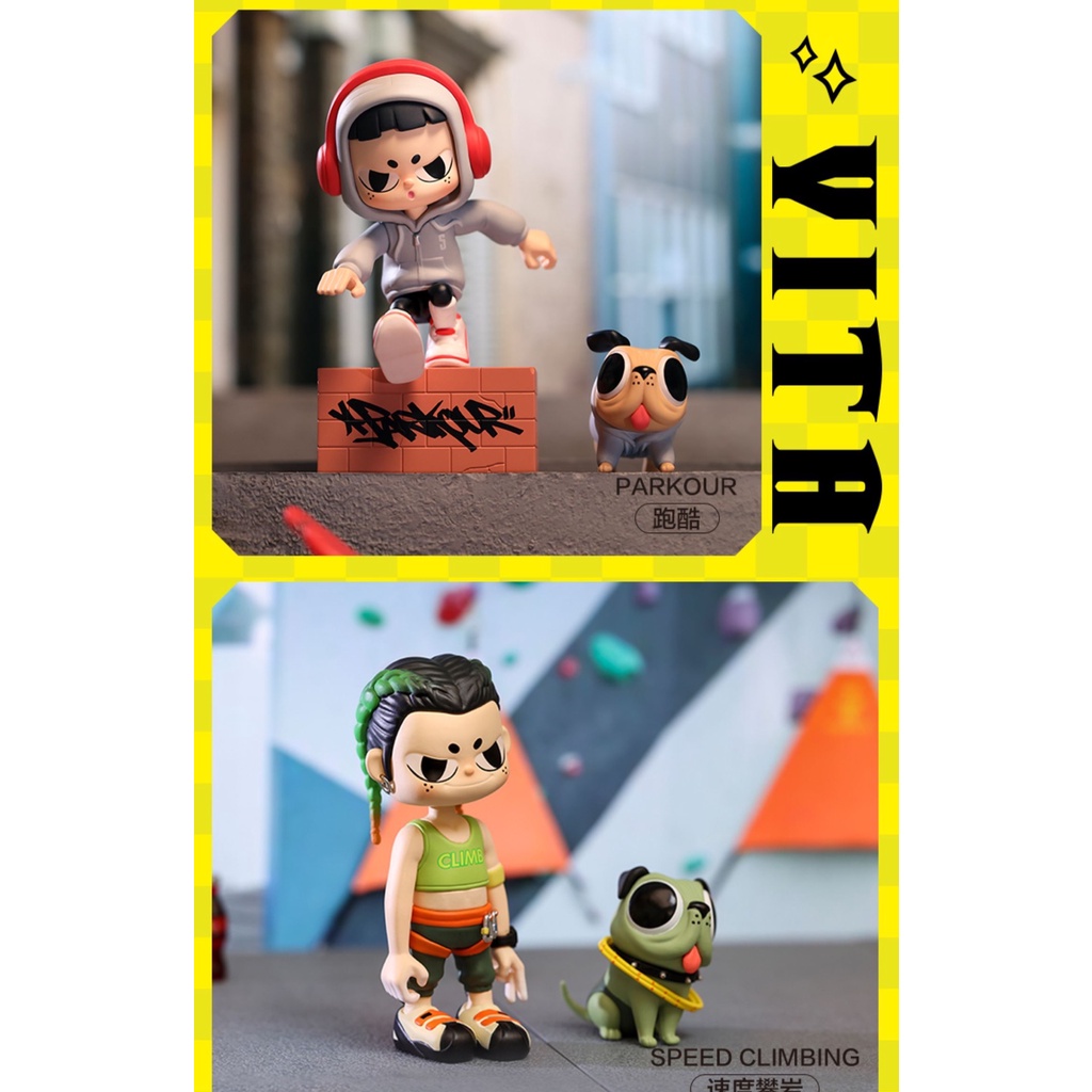 Mô Hình Búp Bê Pop Mart Thể Thao Siêu Dễ Thương