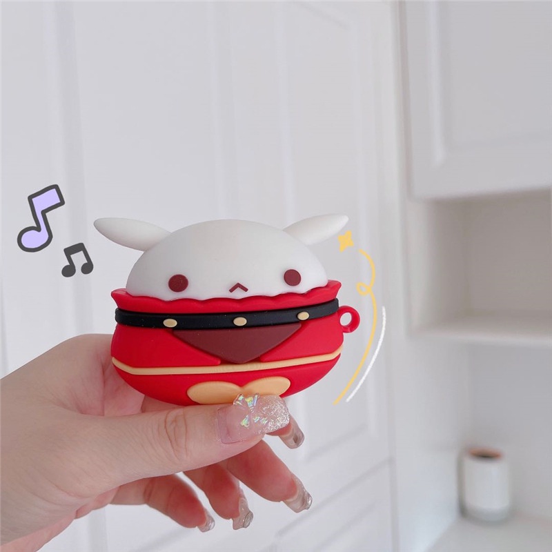 Vỏ Bảo Vệ Hộp Sạc Tai Nghe AirPods 1 / 2 Pro3 Hình Thỏ Hoạt Hình Dễ Thương