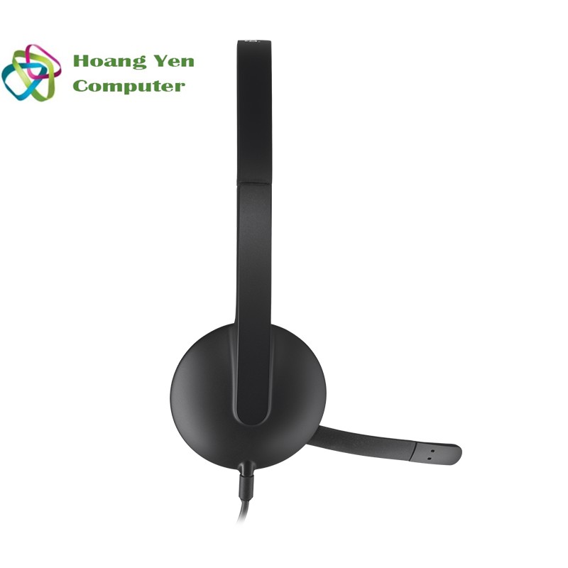 Tai Nghe Chụp Tai LOGITECH H340 Cho PC, Laptop (Kết Nối Qua Cổng USB) - BH 2 Năm Chính Hãng - Hoàng Yến Computer