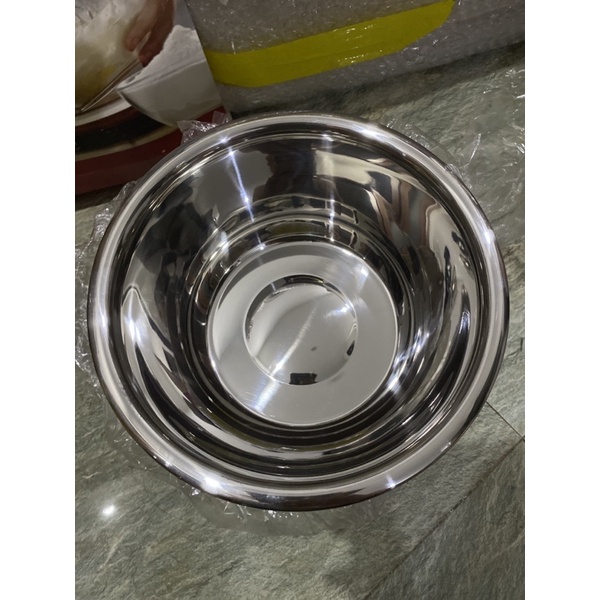 Bát inox đường kính 22cm dùng trong spa thẩm mỹ viện, thau đựng nước - lucy store thiết bị vật tư spa