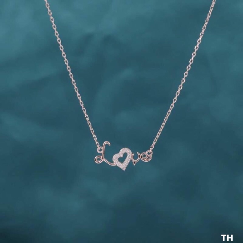 dây chuyền love bạc chuẩn