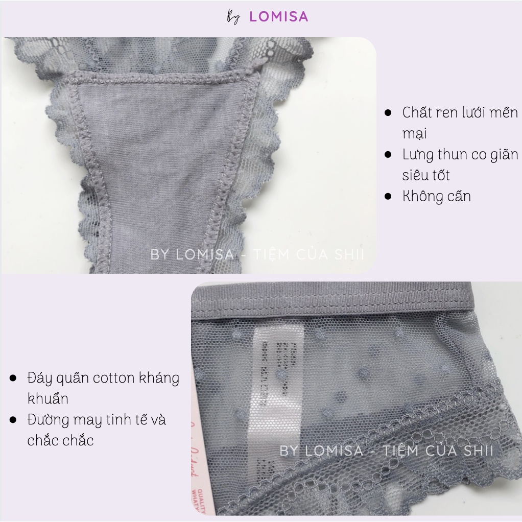 Quần lót nữ sexy lọt khe cao cấp siêu gợi cảm giành cho nữ thoải mái By LOMISA 1005, 1006,1007,1008,1009 | BigBuy360 - bigbuy360.vn