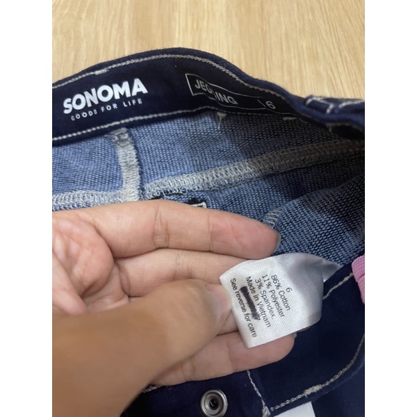 Quần dài bé gái co giãn cực tốt hàng xuất dư hiệu Sonoma