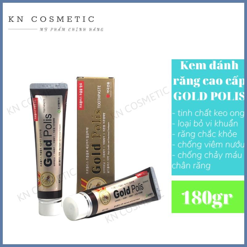 Kem đánh răng cao cấp GOLD POLIS Kem đánh răng loại bỏ hôi miệng Tuýp 180g