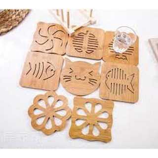 ĐẾ LÓT LY, CHÉN BẰNG GỖ