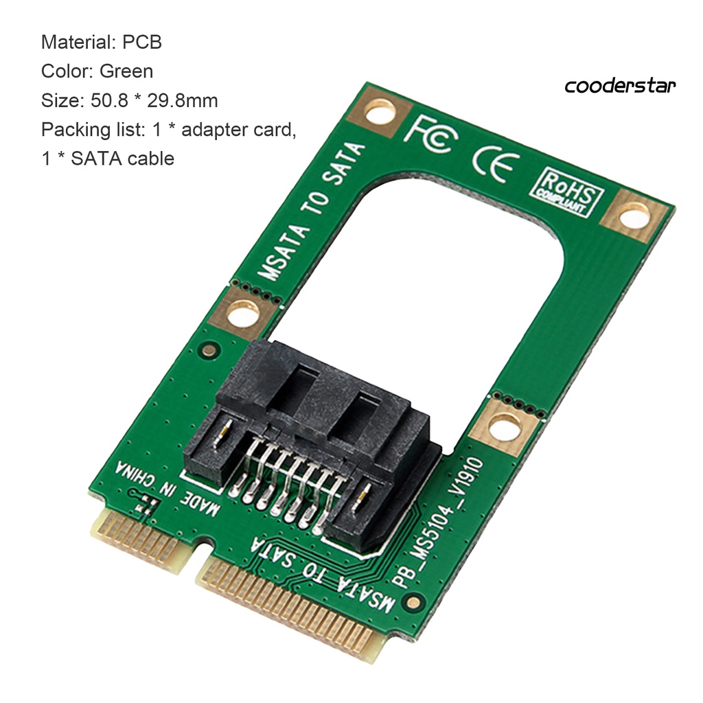 Thẻ Chuyển Đổi Ổn Định Ổn Định Chống Oxy Hóa Mini Sata Sang 7-pin Sata Cho Hdd | BigBuy360 - bigbuy360.vn