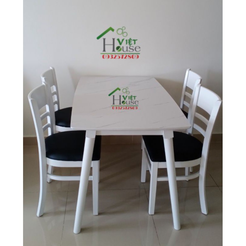 Bàn ăn giả đá 4 ghế giá xưởng (Freeship nt HCM, Dĩ An, Biên Hoà) | BigBuy360 - bigbuy360.vn