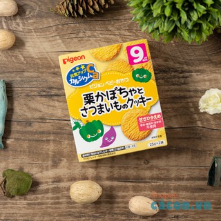 [Snack ăn dặm cho bé] Bánh Ăn Dặm Pigeon cho bé 6M+