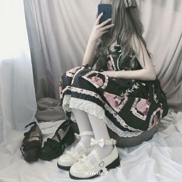 [ oder ] giày lolita quai ngang kèm ảnh thật (mẫu 03) | BigBuy360 - bigbuy360.vn