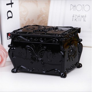 Hộp đựng đa năng vuông có gương nắp liền Anna sui AS10