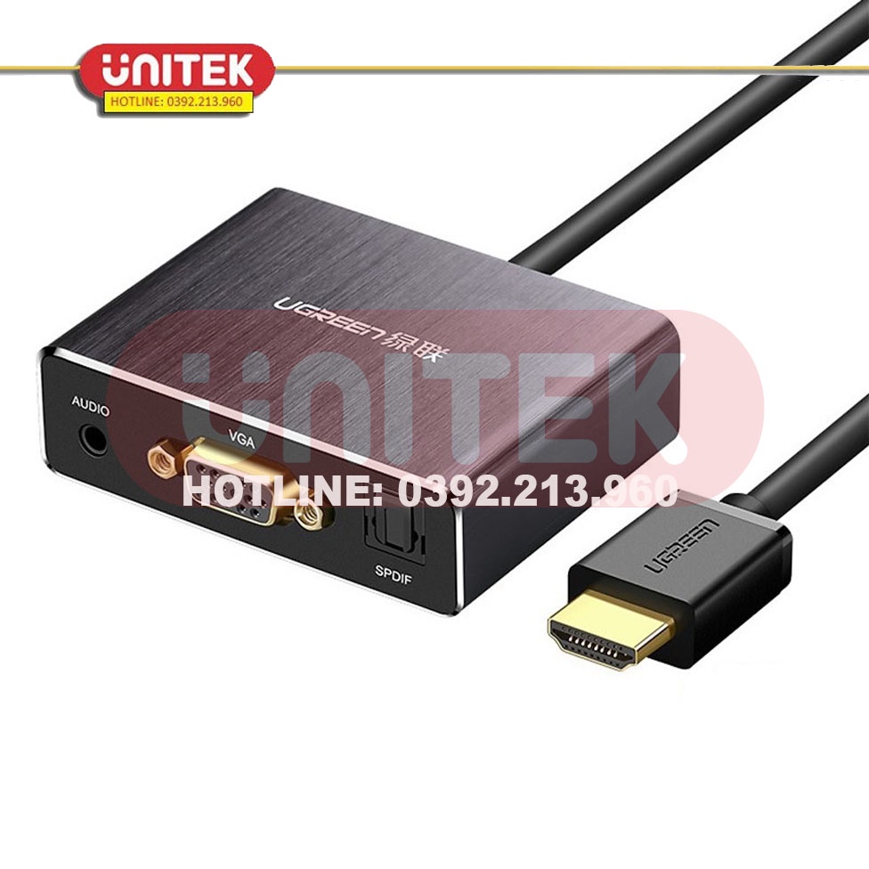 Bộ Chuyển Đổi HDMI Ra VGA Ugreen 40282