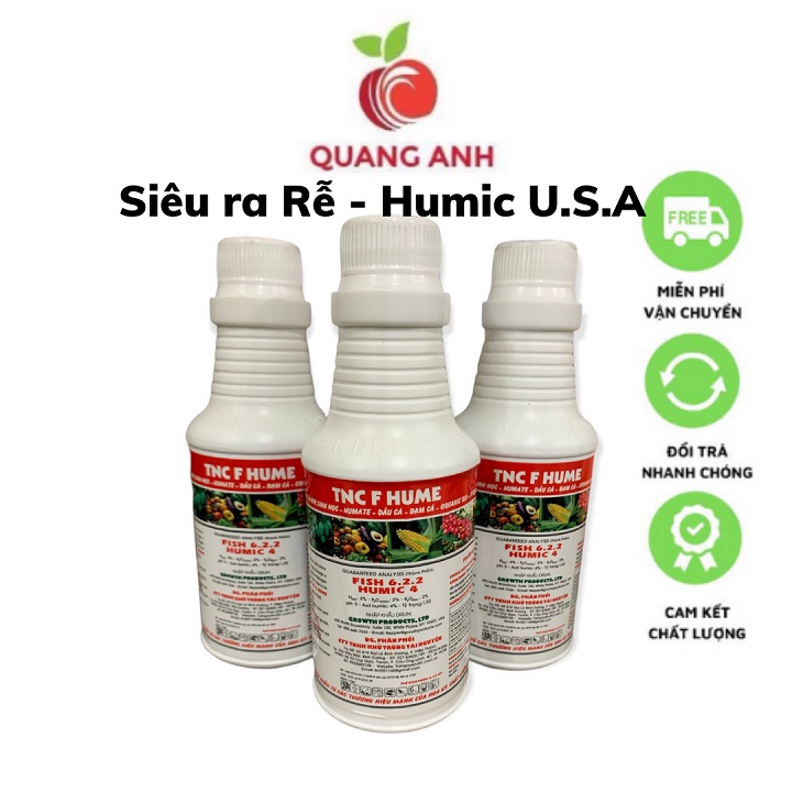 [FreeShip] Chế Phẩm Humic TNC Hume, Tốt Rễ, Giải Độc Cây 250ML- Có Bổ Sung Nấm Trichoderma