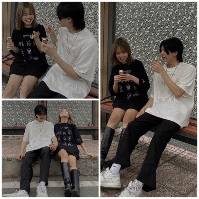 [SIÊU RẺ]Áo Thun Tay Lỡ Sadboiz SADBOIZVIBES TOSS TEE Hình In Form Rộng Tay Lỡ Nam Nữ Unisex ANH RIBI STORE