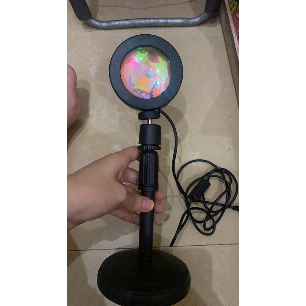 Đèn sống ảo đèn led tiktok trang trí quay tiktok 4 màu livestream decor trang trí đổi màu hoàng hôn,mặt trời