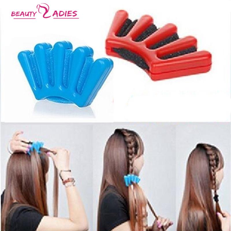 Dụng cụ kẹp giữ thắt bím tóc bằng xốp tiện lợi