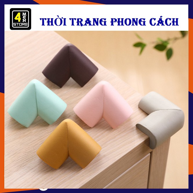 ⚡ Bộ 2 Miếng Mút Xốp Bọc Cạnh Bàn - Set 2 Bịt Góc Bàn An Toàn Cho Bé ( Nhiều Màu ) ⚡