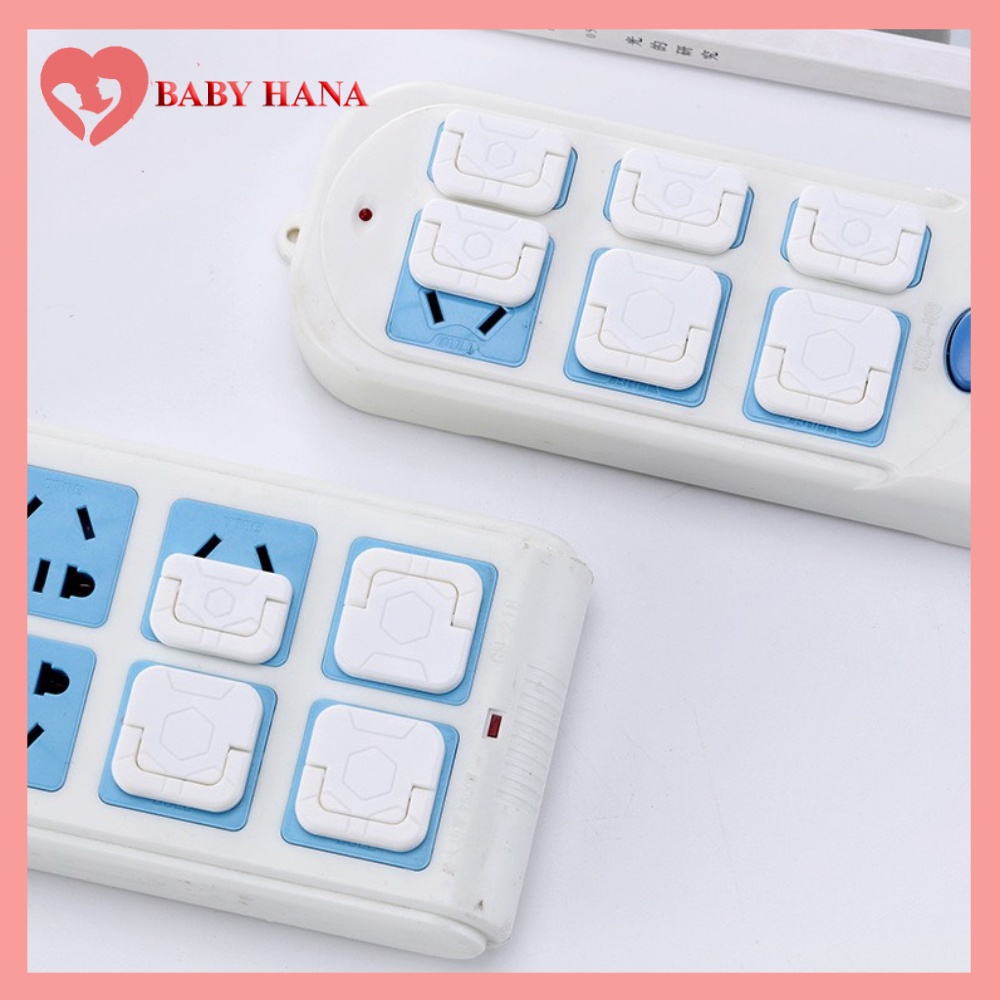Bịt Ổ Điện Cao Cấp Có Quay Cầm An Toàn Cho Bé, Bit Ổ Điện Chống Giật Chống Trầy