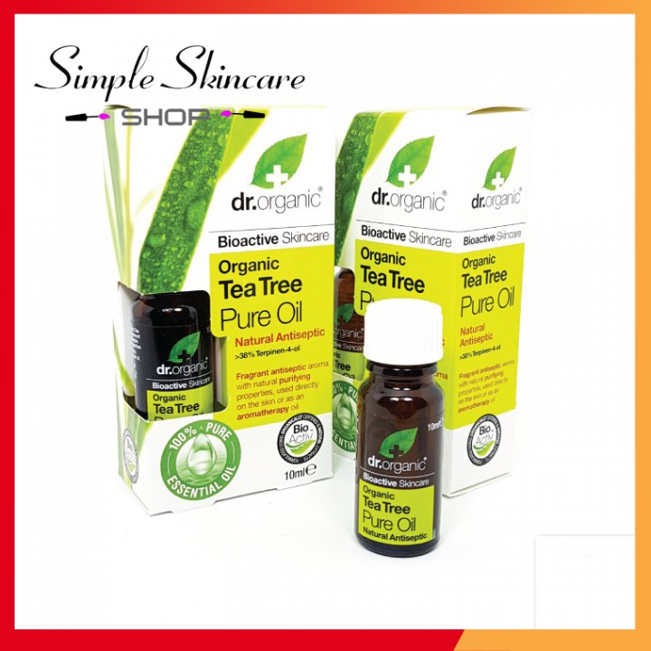 [Cam Kết Auth] Tinh Dầu Tràm Trà Dr.Organic Tea Tree Pure Oil 10ml