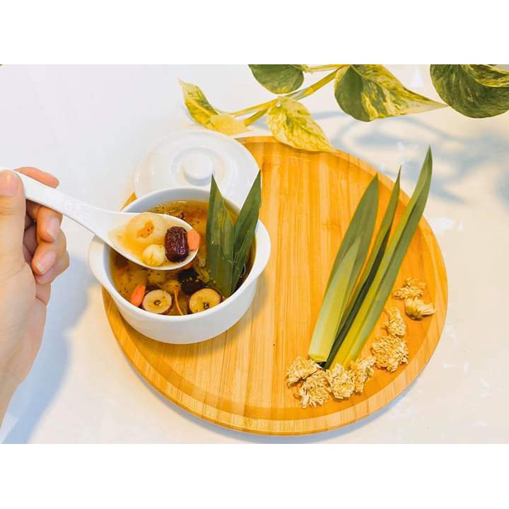 Chè dưỡng nhan (13 vị sét đặc biệt có thêm đông trùng hạ thảo, nấm tuyết) 500 gram - Tặng bình thủy tinh 500ML
