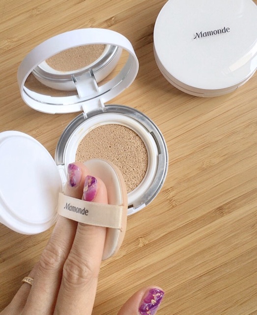 Phấn Nước Mamonde Blossoming Brightening Cover Powder Cushion SPF50+/PA+++ 15g | BigBuy360 - bigbuy360.vn