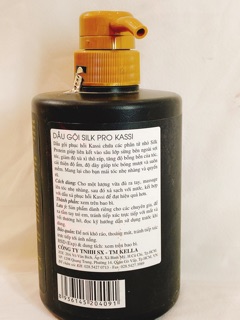 BỘ DẦU GỘI XẢ KASSI SILK PRO 500ML