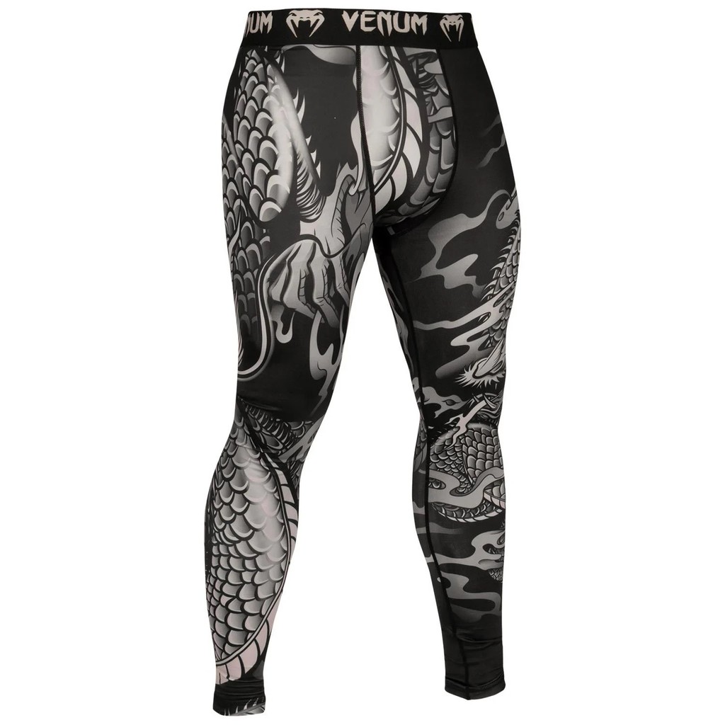 Quần bó Venum Spats Dragon's Flight Spats - Black/Sand