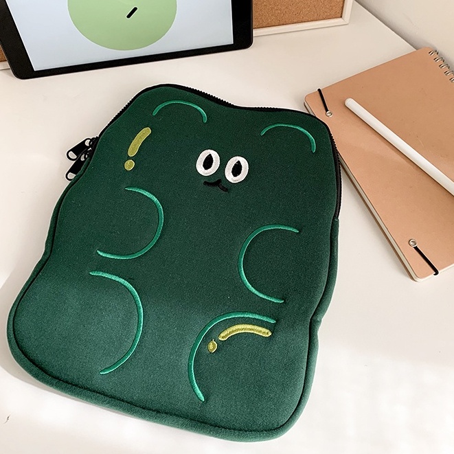 Túi đựng máy tính bảng hình gấu đáng yêu sáng tạo thích hợp cho Pro13 11 inch