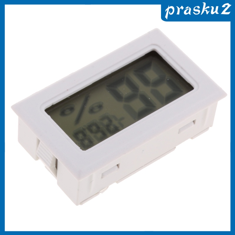 [PRASKU2] LCD Digital Thermometer Hygrometer Fridge Temperature Humidity Meter Black