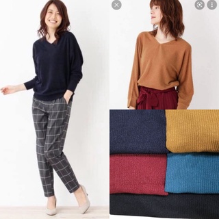 Áo thun len gân xuất Nhật