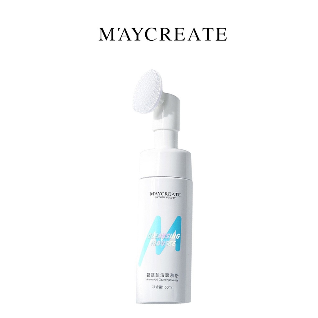 Sữa Rửa Mặt Tạo Bọt Đầu Cọ Maycreate