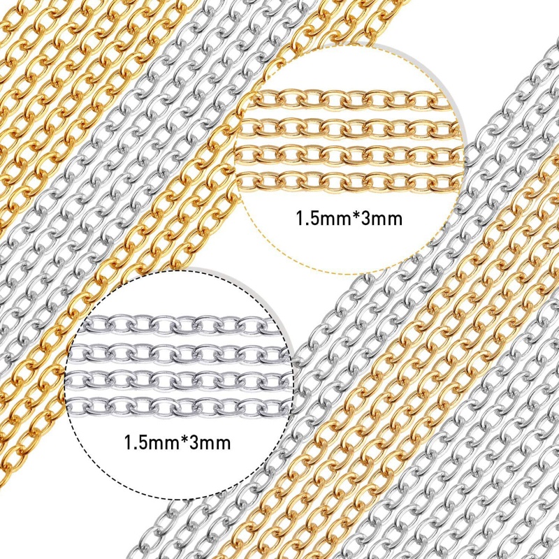 Vòng cổ 24.6Mm Kèm Nhẫn Nhảy 3mm Thời Trang Sang Trọng