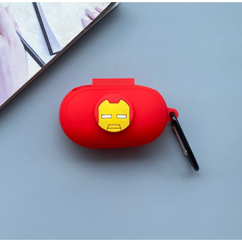 [Marvel] Ốp silicon Galaxy Buds Plus (Buds+) case chống sốc vỏ tai nghe - Tặng Kèm Móc (ZP01)