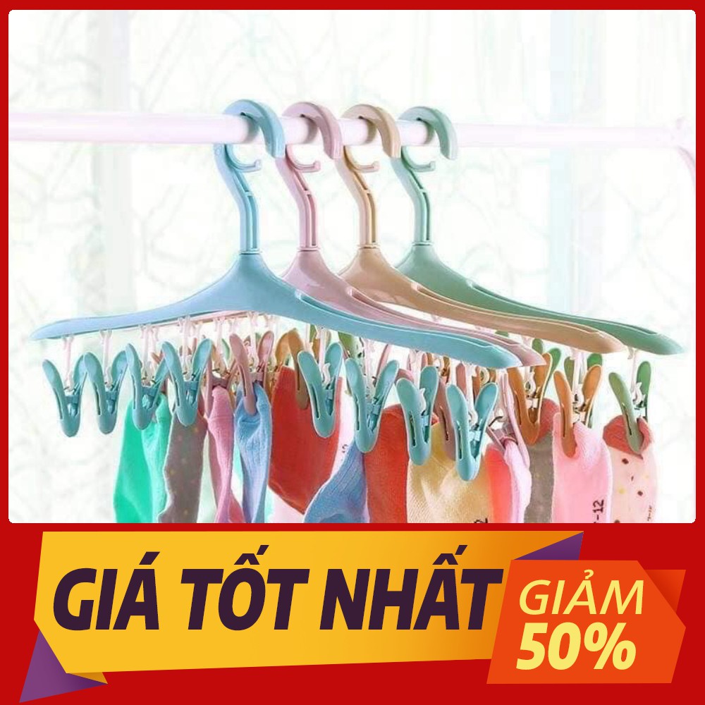 MÓC PHƠI ĐỒ THÔNG MINH CÓ KẸP ĐA NĂNG TIỆN DỤNG