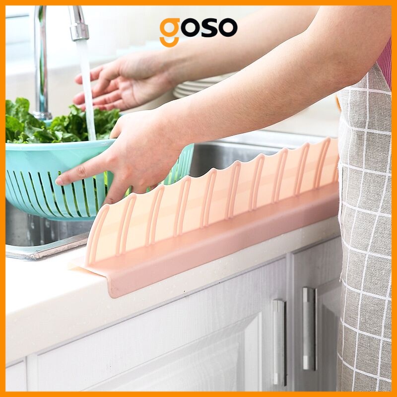 [GOSO] Miếng Chắn Nước Bồn Rửa Chén Chống Văng Nước Ra Ngoài Tiện Dụng
