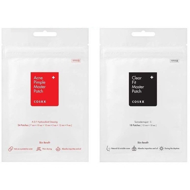 Miếng Dán Mụn Cosrx Acne Pimple Master Patch Và Clear Fit Master Patch