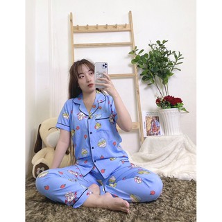 ( FreeSize Lụa Hàn ) Đồ Bộ Pijama lụa TNQD