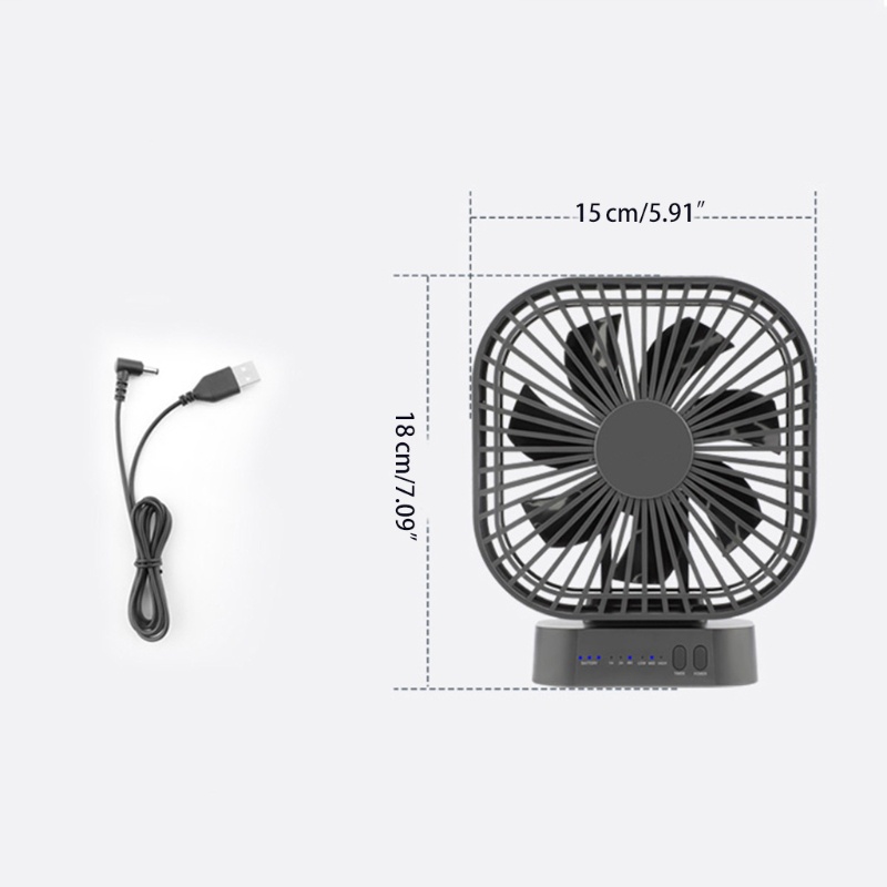 Quạt Mini Để Bàn Yên Tĩnh 3 Chế Độ 90° Quạt USB Xoay Cá Nhân Có Thể Xoay Được
