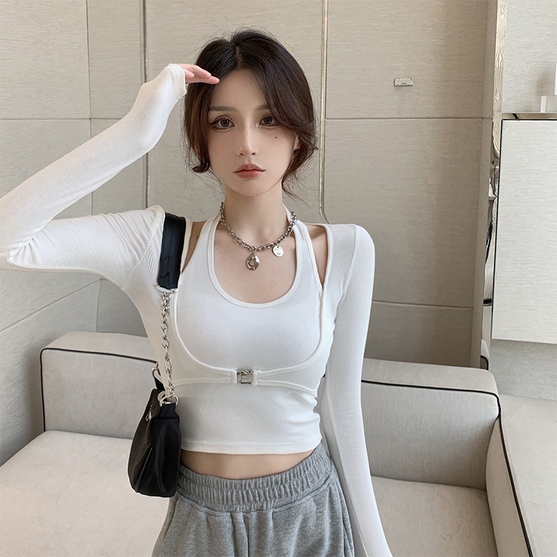 ✽ﺴ☫Áo sơ mi nữ tính bó sát nóng bỏng