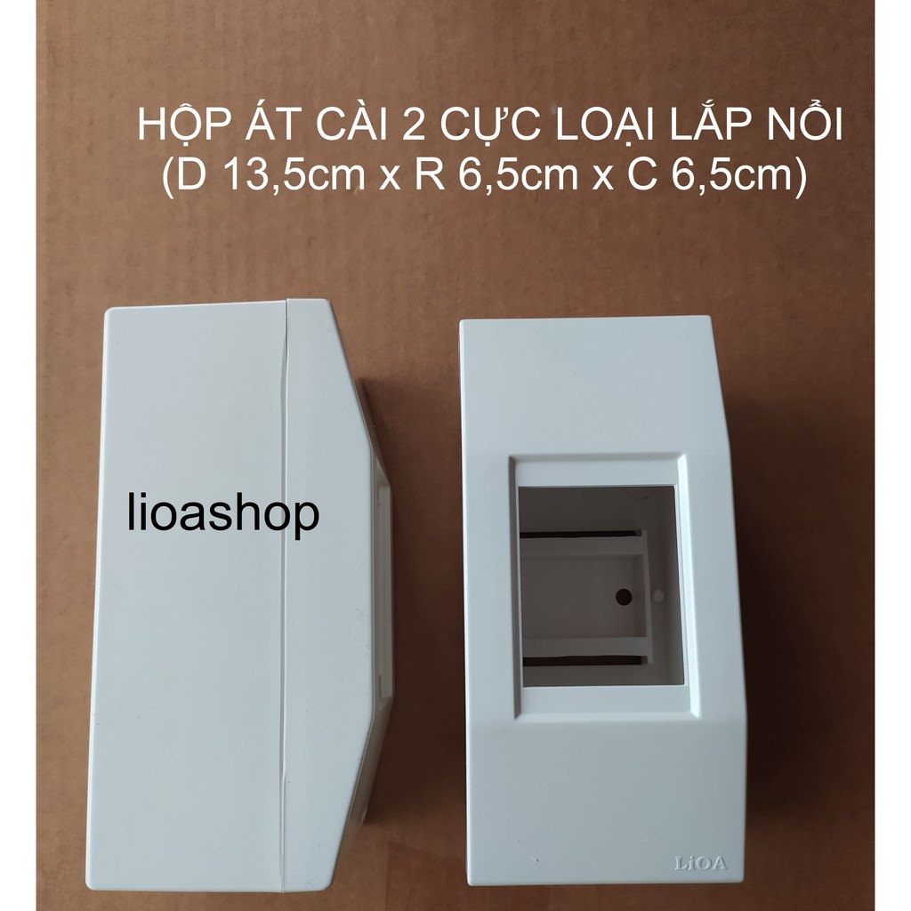 HỘP CHỨA ÁT ĐON, ÁT ĐÔI LẮP NỔI LiOA - DÙNG CHO ÁT CÀI.