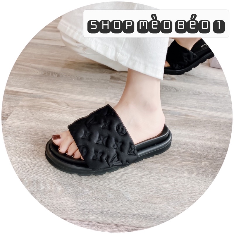 Dép spsl quai dán ngang vân chìm fullbox