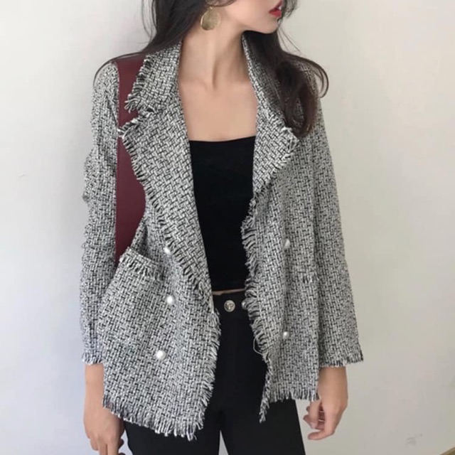 Áo khoác dạ sweet nữ độc đáo 💢 Hàng quảng châu cao cấp