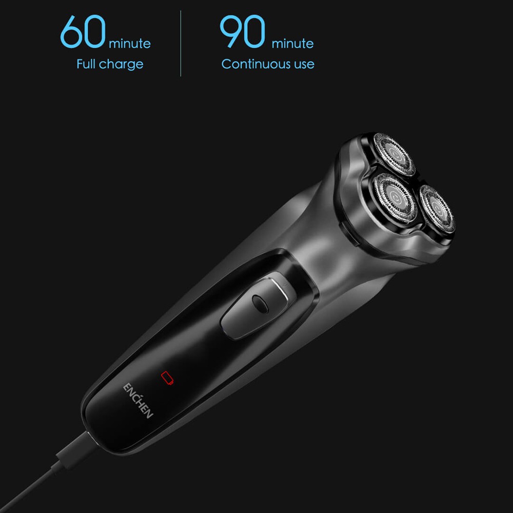 Máy cạo râu Xiaomi Enchen BlackStone 3D Heads sạc nhanh Bảo hành 6 tháng