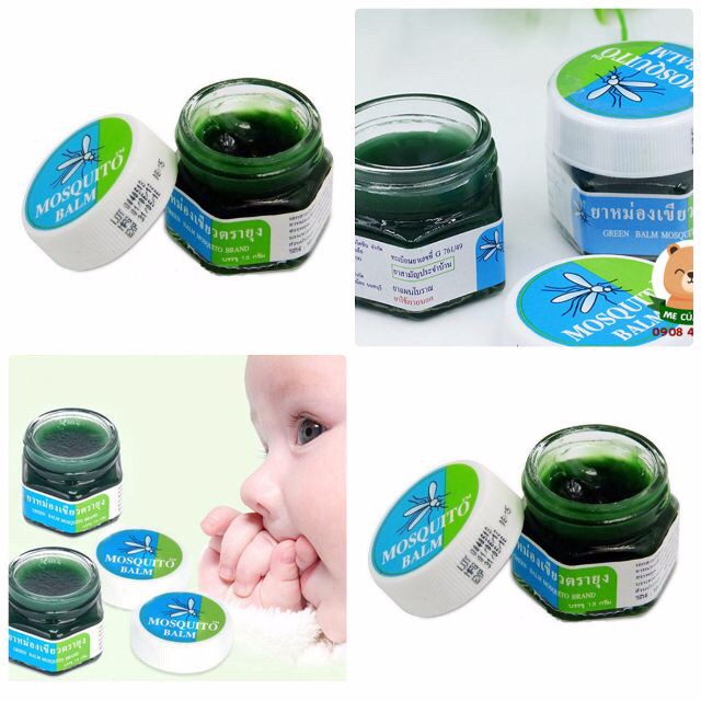 KEM BÔI CHỐNG MUỖI ĐỐT THÁI LAN (GREEN BALM MOSQUIT