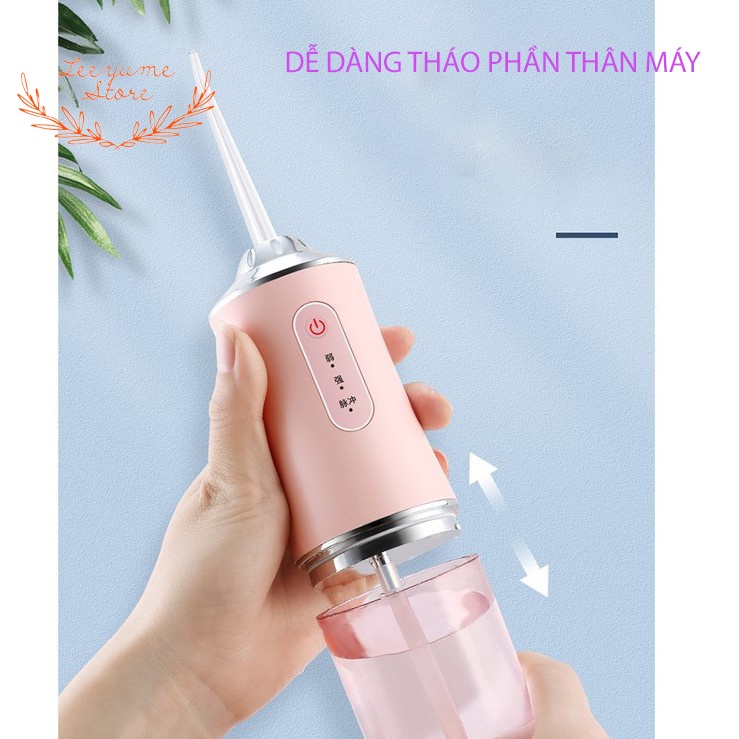 MÁY TĂM NƯỚC CẦM TAY - THIẾT BỊ VỆ SINH RĂNG MIỆNG AN TOÀN TIỆN DỤNG