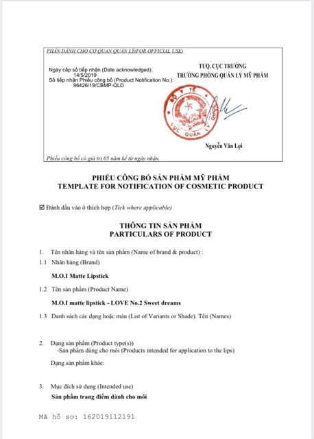 Son MOI The Stars phiên bản giới hạn