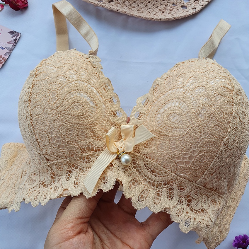 [X2] Áo Lót Ren Cao Cấp - Chất Ren Mềm - Không Gọng - Mút Mỏng